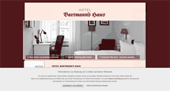 Desktop Screenshot of hotelbartmannshaus.de